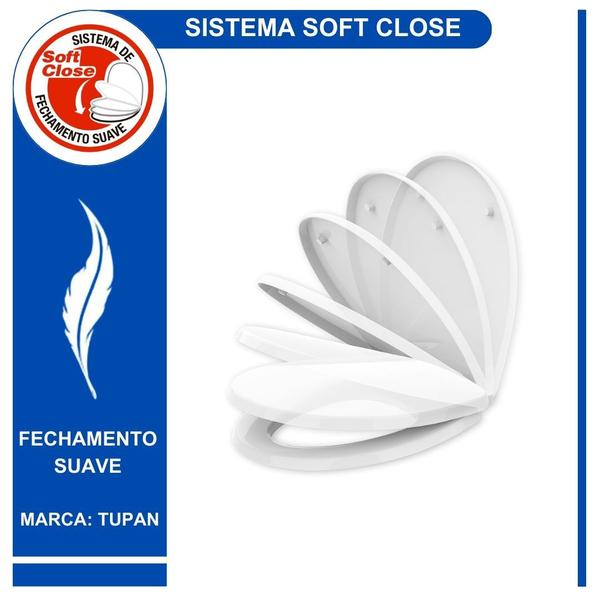 Imagem de Assento Oval Evolution Soft Close Termofixo Tupan