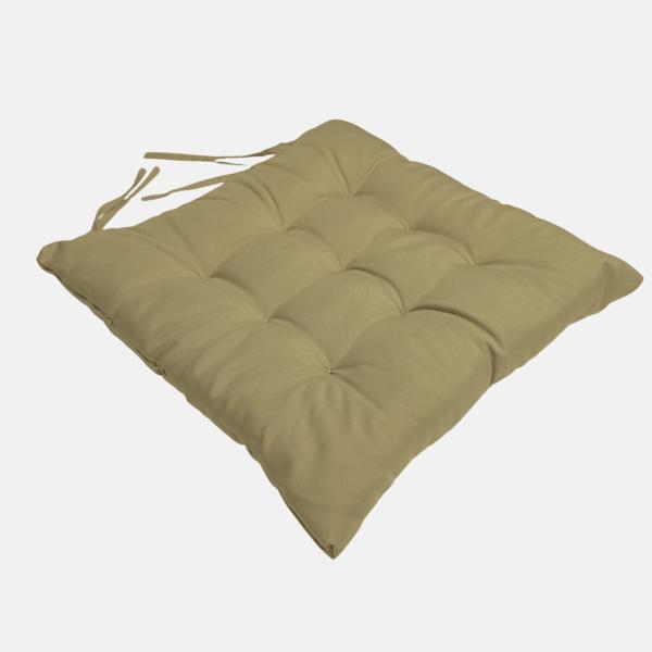 Imagem de Assento Para Cadeira Futton Maio C/Fitas Para Amarrar Em Bancos Banquetas Cadeiras Pallets Sofá 40x40cm Futon Com Diversos Modelos