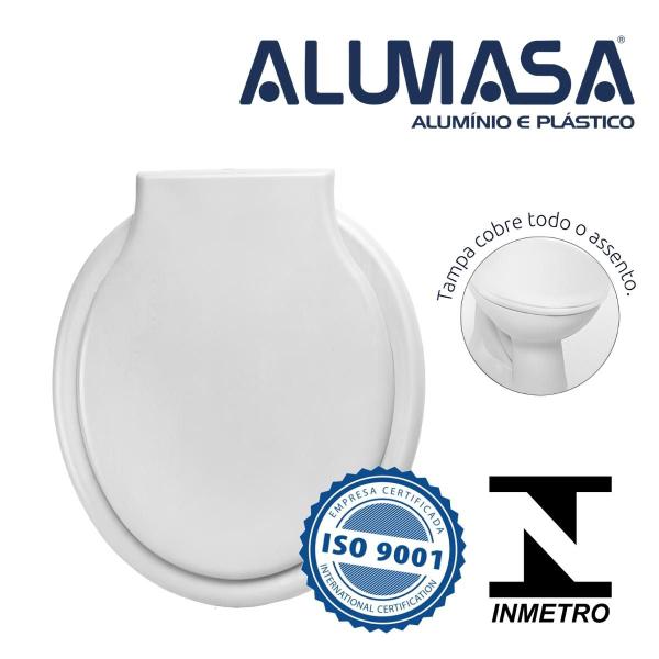 Imagem de Assento Para Vaso Sanitário Oval Universal Branco Roma Alumasa