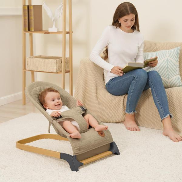 Imagem de Assento portátil Baby Bouncer ANGELBLISS com vibrações naturais