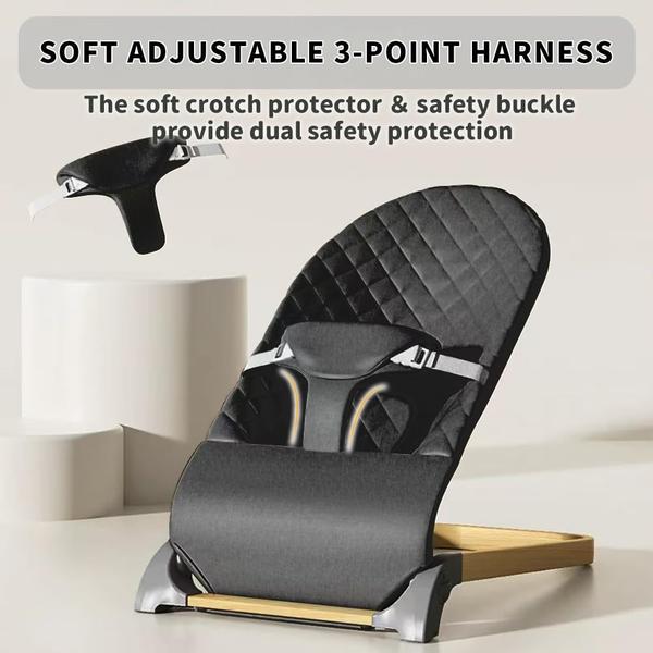 Imagem de Assento portátil Baby Bouncer Bonbay de 0 a 12 meses com 3 alturas