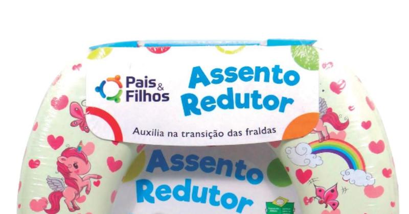 Imagem de Assento Redutor Feminino Vaso Sanitário Para Bebe Sem Alça