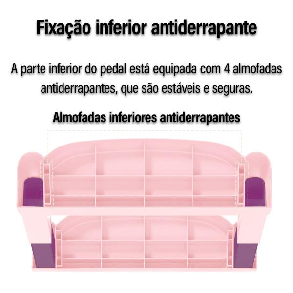 Imagem de Assento Redutor Infantil com Escada para Vaso Sanitário Desfralde Anatômico Higiênico