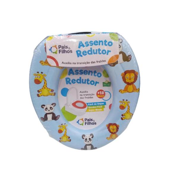 Imagem de Assento Redutor Macio Infantil Bebe Vaso Sanitario Desfralde