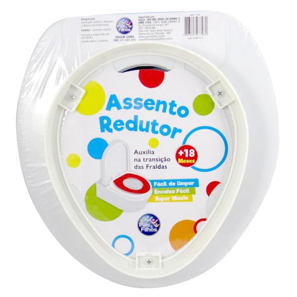 Imagem de Assento redutor vaso sanitário infantil bebe macio adaptador com alça