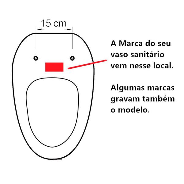 Imagem de Assento roca meridian conv. polipropileno branco tupan