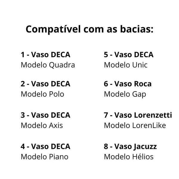 Imagem de Assento S. Close Roca Debba - Gap / Deca Polo - Unic Branca