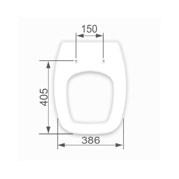 Imagem de Assento Sanitário Almofadado Fit/Versato TVT/K Branco Astra