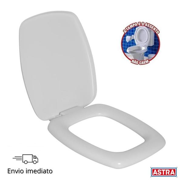 Imagem de Assento sanitario almofadado incepa boss branco conv. astra