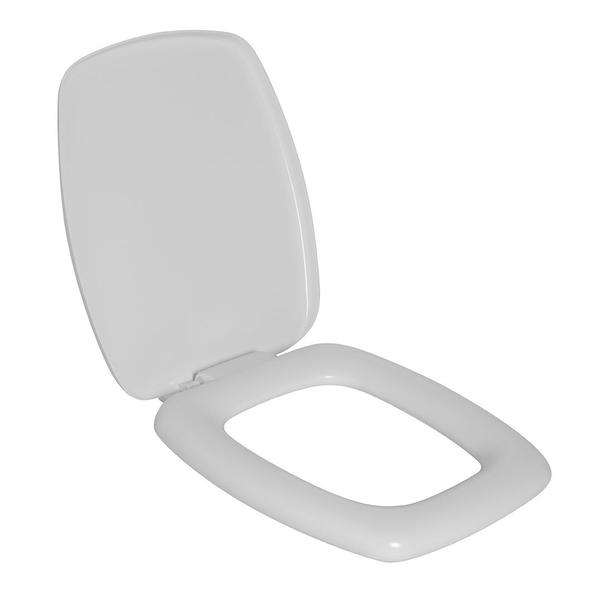 Assento sanitario almofadado incepa boss branco convencional polipropileno astra Imagem de Assento sanitario almofadado incepa boss branco convencional polipropileno astra