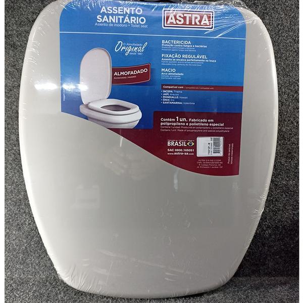 Imagem de Assento sanitário almofadado thema astra tth/k*czp-48 