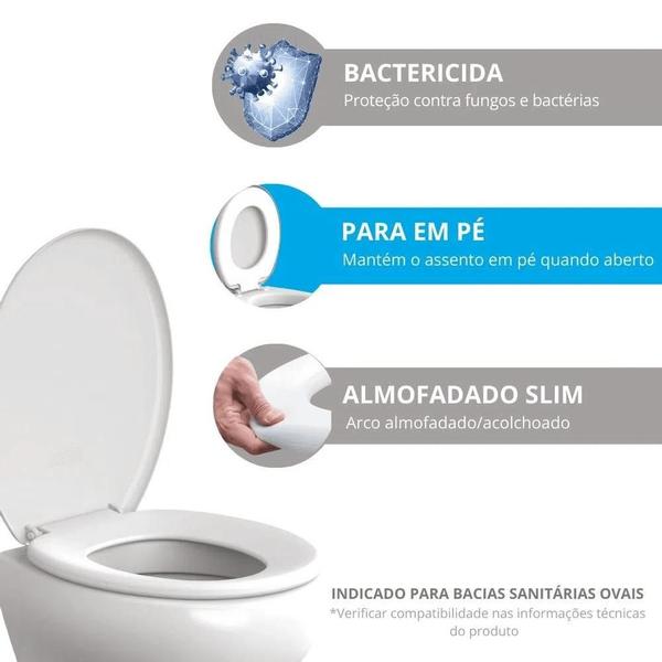 Imagem de Assento Sanitário Almofadado Thema - Astra