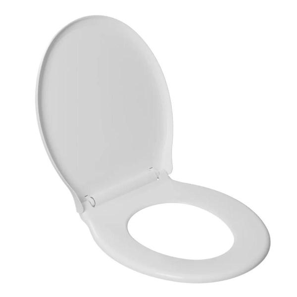 Imagem de Assento Sanitario Astra Oval Slim Fechamento Suave Branco