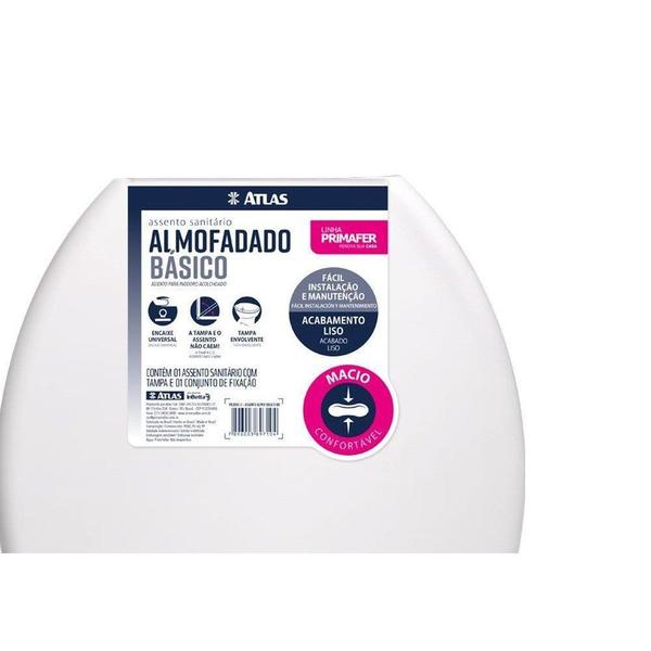 Imagem de Assento Sanitario Atlas ''Almofadado'' Branco  Pr2060-2