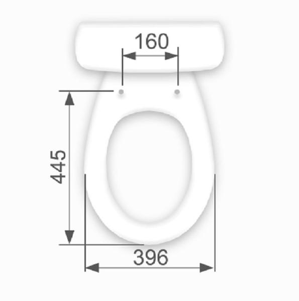 Imagem de Assento Sanitário Avalon Tampa para Vaso Ideal Standard de Madeira Laqueada