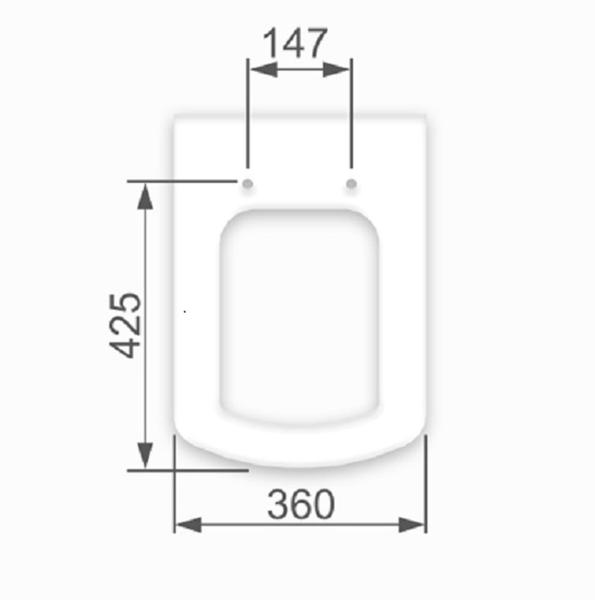 Imagem de Assento Sanitário Bali Tampa para Vaso Incepa de Madeira Laqueada