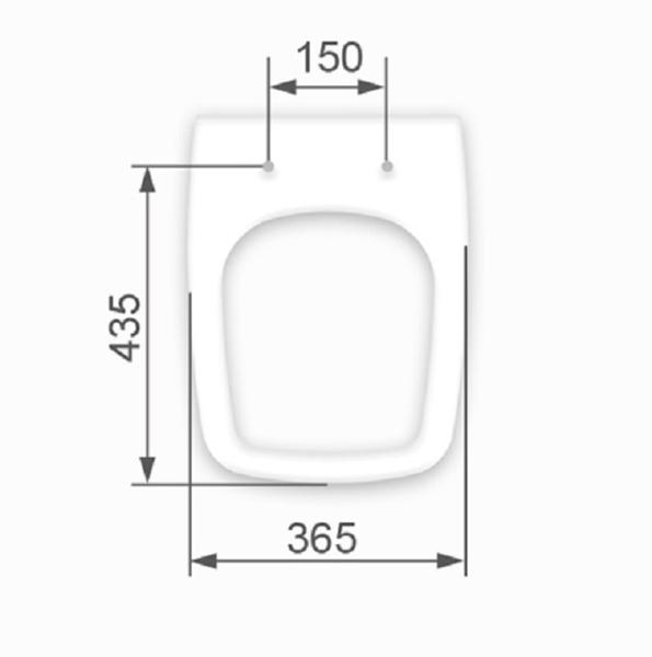 Imagem de Assento sanitário boss tampa p/ vaso incepa madeira laqueada