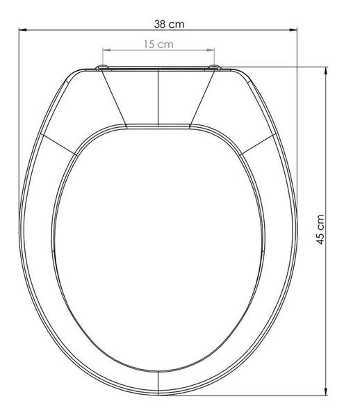 Imagem de Assento Sanitário Branco Oval Para Vaso Diamantina Icasa