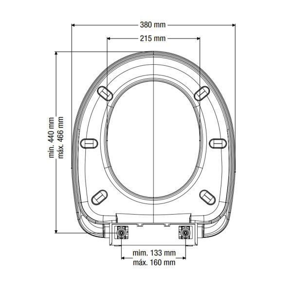 Imagem de Assento Sanitário Censi Eros Soft Close Branco