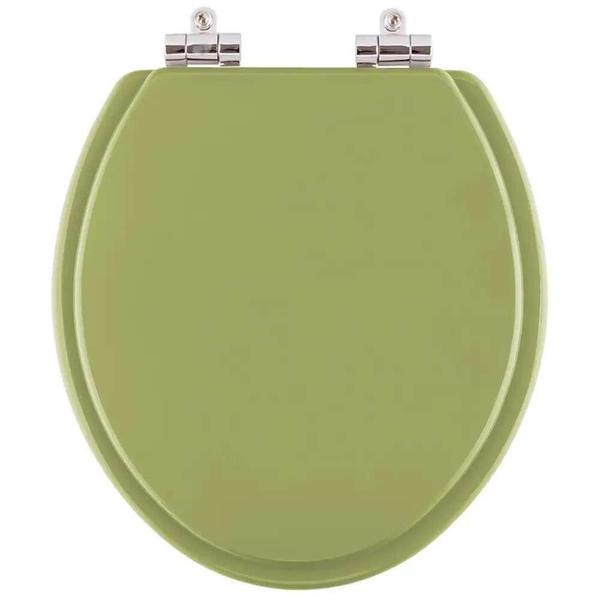 Imagem de Assento Sanitario com Amortecedor Convencional Oval Verde Itapoa para vaso Celite