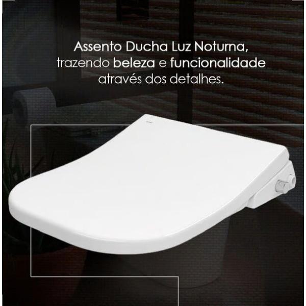 Imagem de Assento Sanitário com Ducha Luz Noturna Quadra/Axis/Unic Branco Deca