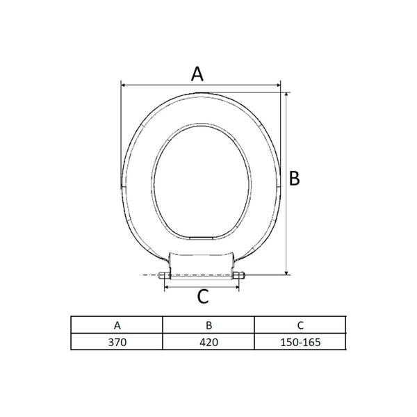 Imagem de Assento Sanitario Comfort Oval Amanco Areia