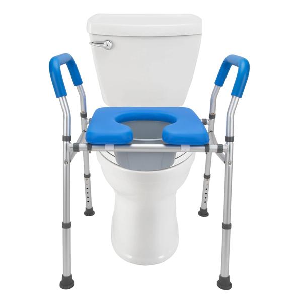 Assento sanitário elevado Mobo Heavy Duty com altura ajustável - CART SAFE Imagem de Assento sanitário elevado Mobo Heavy Duty com altura ajustável