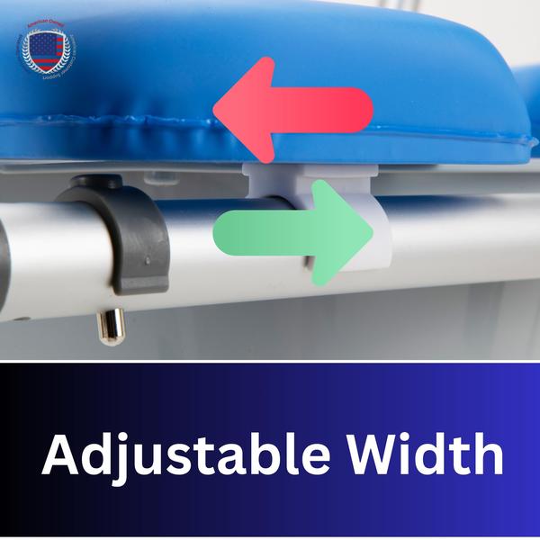 Assento sanitário elevado Mobo Heavy Duty com altura ajustável - CART SAFE Imagem de Assento sanitário elevado Mobo Heavy Duty com altura ajustável