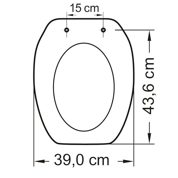 Imagem de Assento Sanitário Incepa Thema MDF Laqueado Sicmol