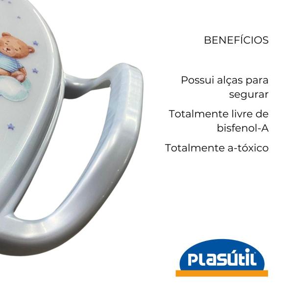 Imagem de Assento Sanitário Infantil C/ Alça Oval Segurança Vaso Sanitário Criança Estampas Diversas