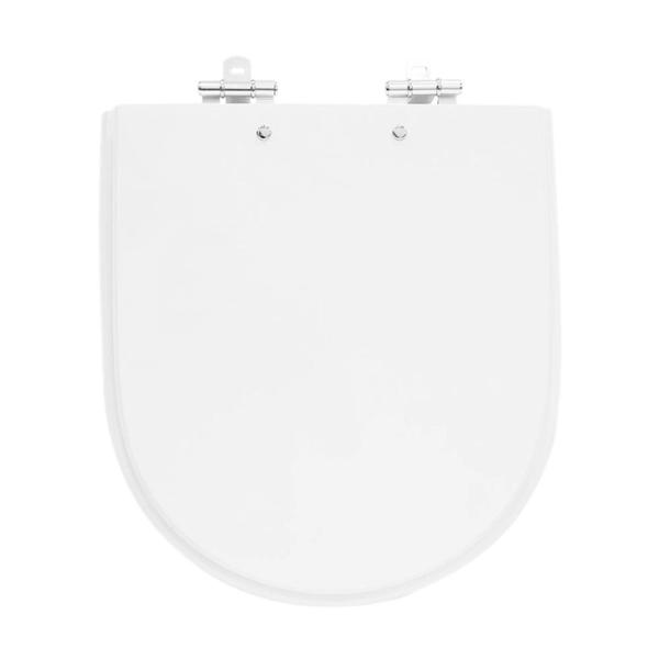 Imagem de Assento sanitário madeira laqueado tampa para vaso celite smart branco