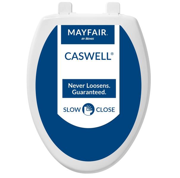 Assento sanitário Mayfair Caswell 1880SLOW 000 alongado branco Imagem de Assento sanitário Mayfair Caswell 1880SLOW 000 alongado branco