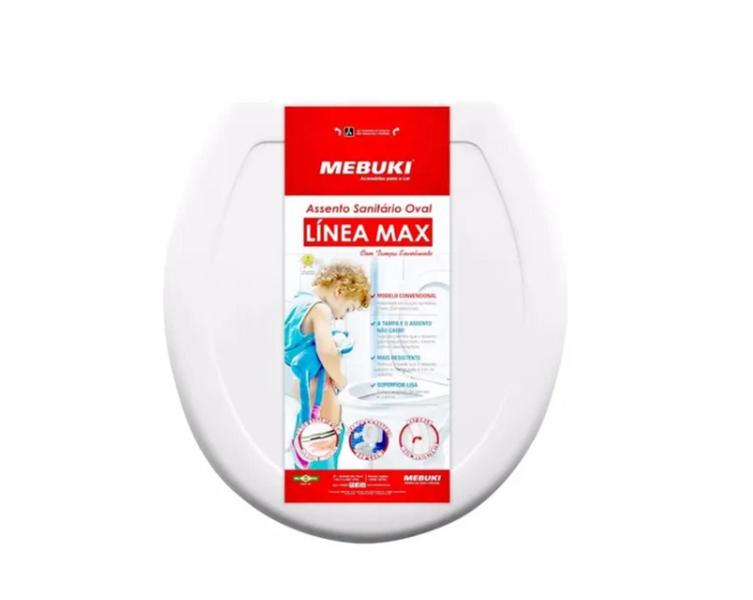 Imagem de Assento Sanitário Oval Linea Max - Mebuki