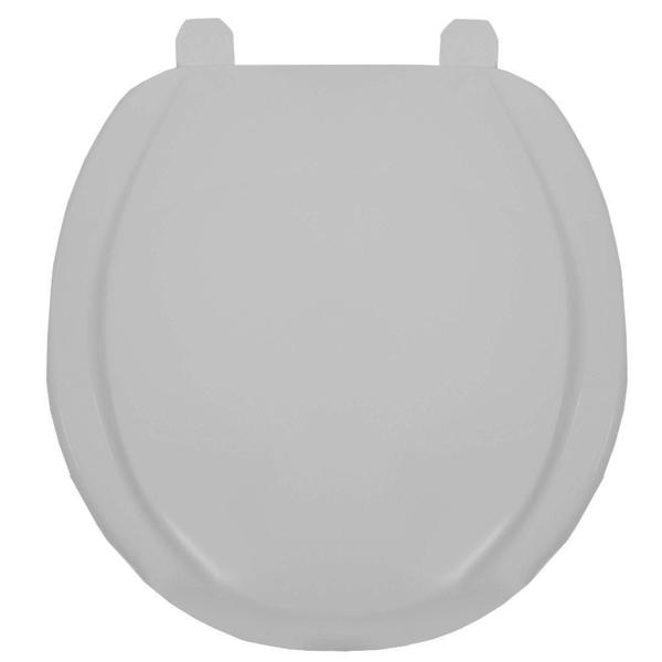 Imagem de Assento Sanitário Oval / Padrão Polipropileno Exportação Cinza Claro para vaso Ideal Standard - TUPAN