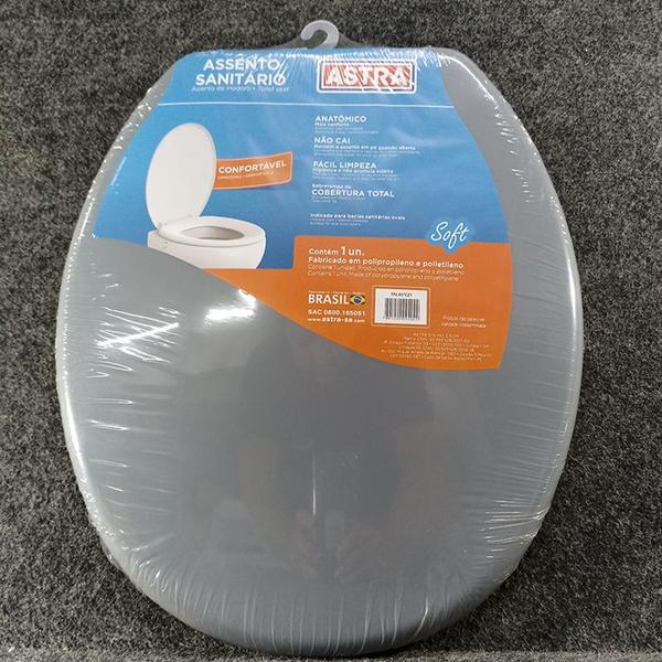 Imagem de Assento sanitário oval soft astra tpj/as*cz1