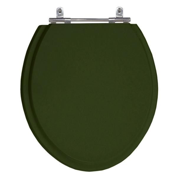 Imagem de Assento Sanitário para Vaso Oval Verde Escuro Militar