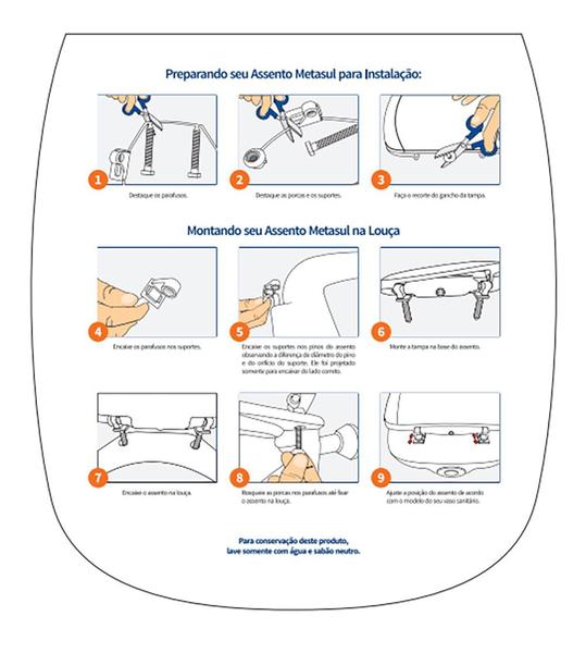 Imagem de Assento Sanitario Perfecto Multi Almofadado Branco