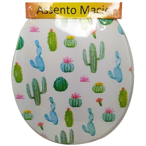 Imagem de Assento Sanitário Plástico Oval Almofadado Macio Tamanho 17"