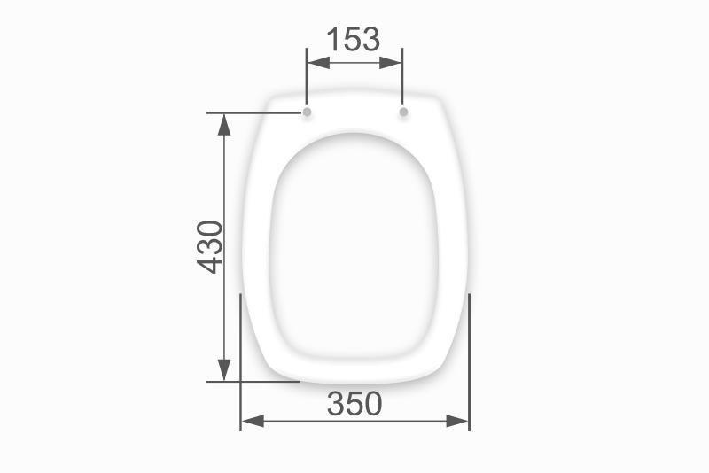 Imagem de Assento Sanitário Plástico Reforçado Stylus / Primula Branco