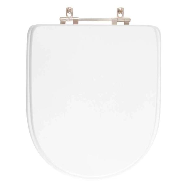 Assento Sanitário Poliéster Donna Branco para vaso Celite - Pontto Lavabo Imagem de Assento Sanitário Poliéster Donna Branco para vaso Celite