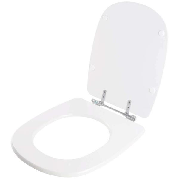 Assento Sanitário Poliéster Donna Branco para vaso Celite - Pontto Lavabo Imagem de Assento Sanitário Poliéster Donna Branco para vaso Celite
