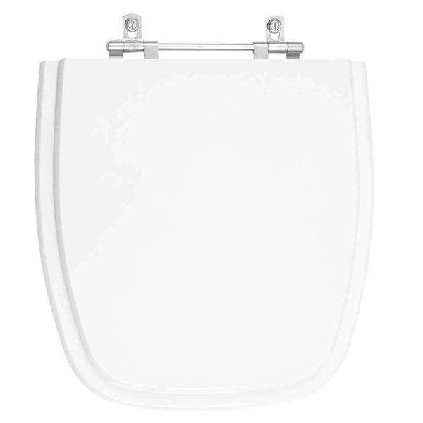 Assento Sanitario Poliester Fit Branco para Vaso Celite - Pontto Lavabo Imagem de Assento Sanitario Poliester Fit Branco para Vaso Celite