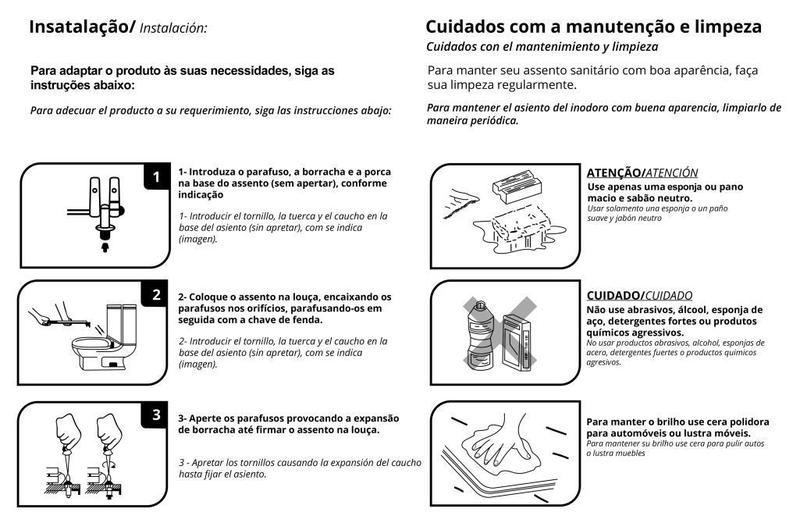 Imagem de Assento Sanitário Poliéster para Louça Calypso (Incepa) Aço Cromado (Reb. Oculto) Pêssego/Rosa Shell