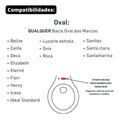 Imagem de Assento Sanitário Pop Oval Astra Diversas Cores