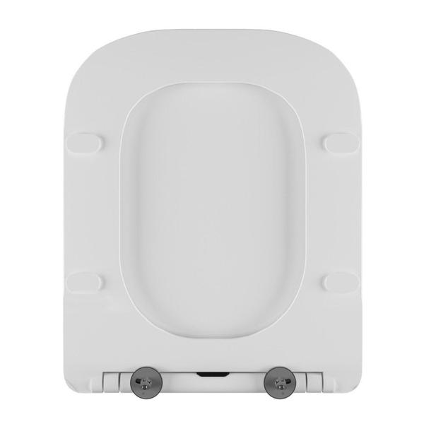 Imagem de Assento Sanitário Quadra Premium Termofixo Soft Close Click Slim Gelo 17 Astra Branco