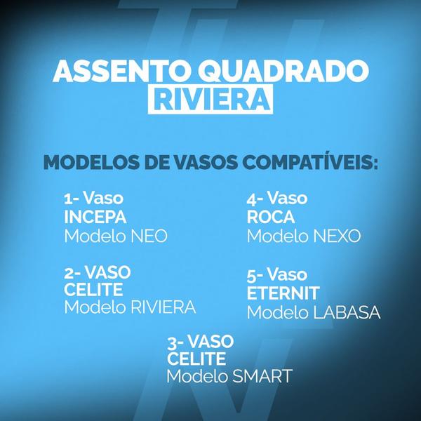 Imagem de Assento sanitário Riviera Neo Nexo Liss soft close