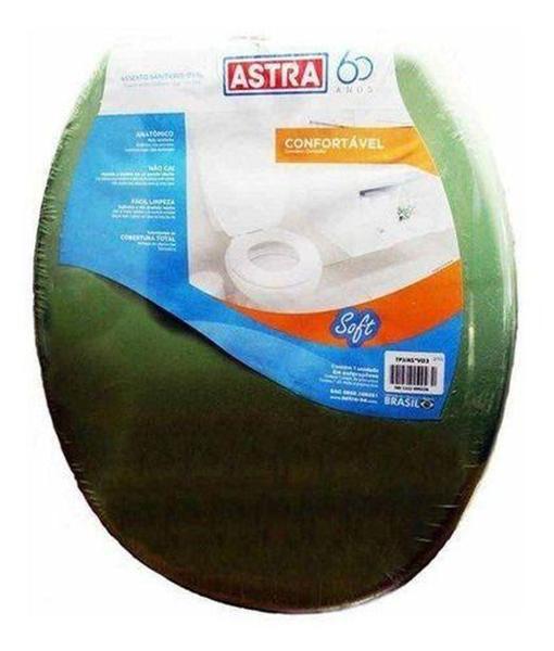 Imagem de Assento Sanitário Tampa De Vaso Oval Plástico Astra Soft