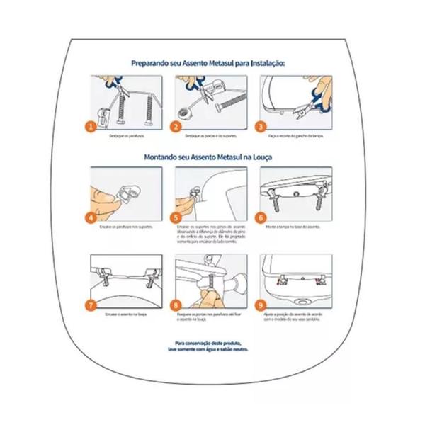 Imagem de Assento sanitario tampa oval universal plastico slim bege