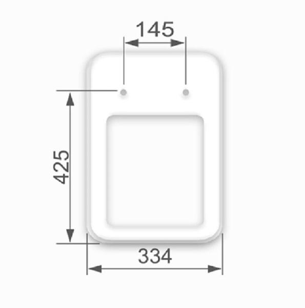 Imagem de Assento sanitario tampa para vaso square incepa mdf