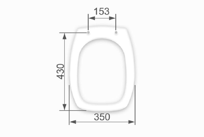 Assento sanitario tampa para vaso stylus celite mdf - SICMOL Imagem de Assento sanitario tampa para vaso stylus celite mdf